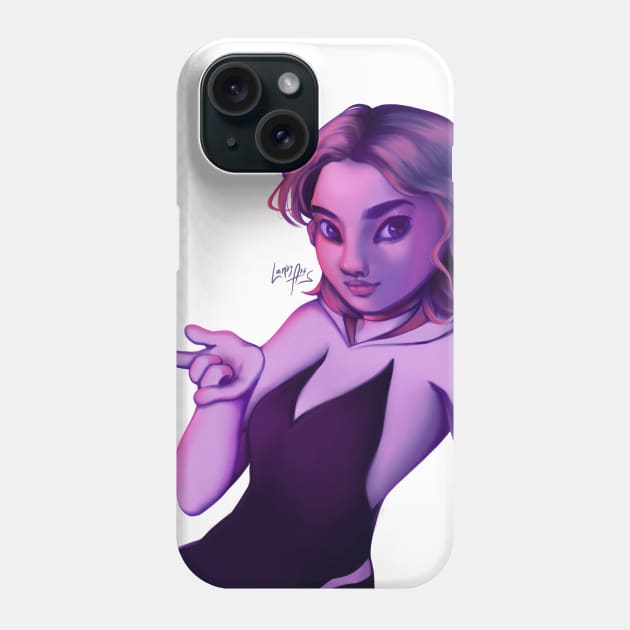 Spider Gwen Phone Case by LanxiArts