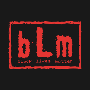 bLm (black and red) T-Shirt