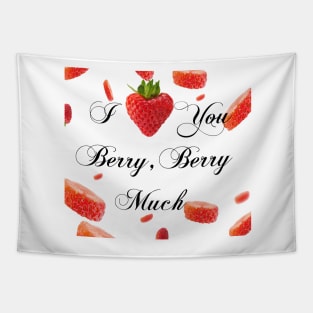 I love you strawberry Tapestry