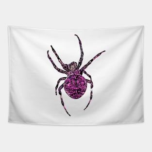 Pink Spider Fierce Orb-Weaver Tapestry