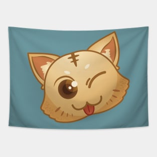 beautiful smiley cat Tapestry