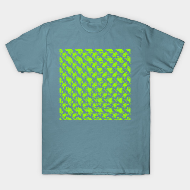 Discover Spidy Pattern Neon Green - Spiders - T-Shirt