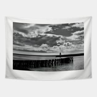 River Tyne in black and white Tapestry