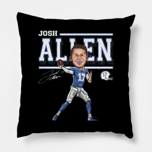 Josh Allen Buffalo Cartoon Pillow