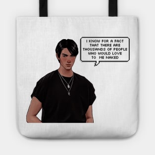 Kenji Kishimoto Funny quotes | Shatter Me series by Tahereh Mafi | Kenji, Juliette Ferrars, Aaron Warner | Shatter me sticker for book lovers Tote