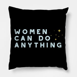 Womens Empowerment and Girls Inspirational Design Pillow