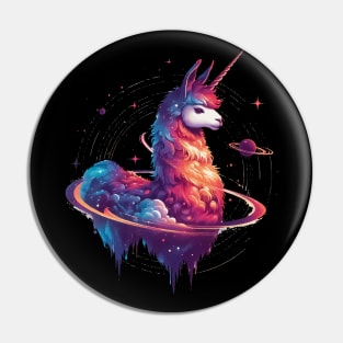 Trendy Doodle rainbow llamacorn unicorn llama Pin