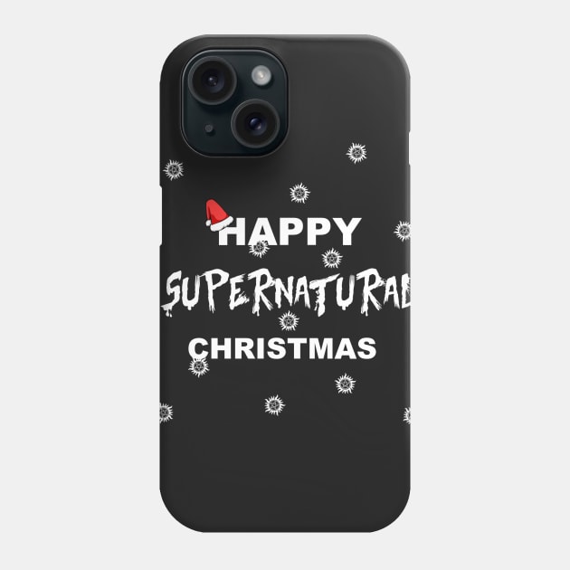 Supernatural Christmas Phone Case by Winchestered