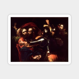 High Res Caravaggio The Taking of Christ Magnet