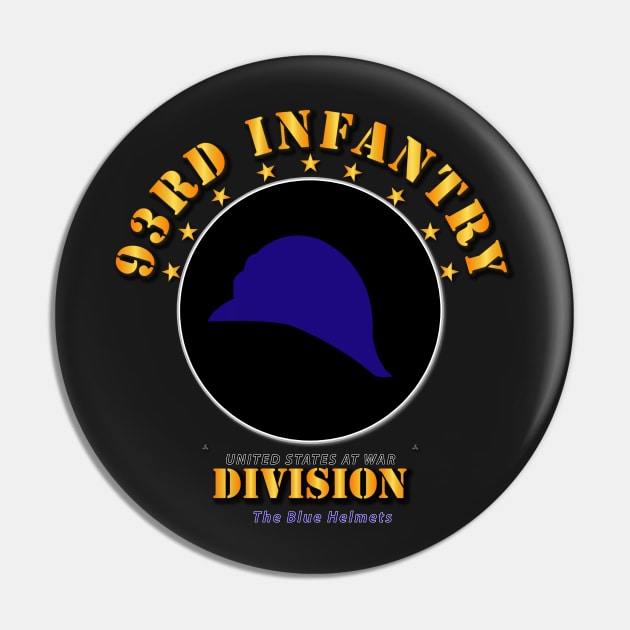 93rd Infantry Division - The Blue Helmets Pin by twix123844
