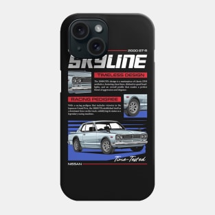 Skyline 2000 GTR JDM Car Phone Case