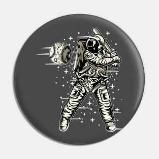 Space Baseball Pin