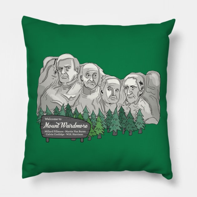 Mount Weirdmore Pillow by Part Time Genius