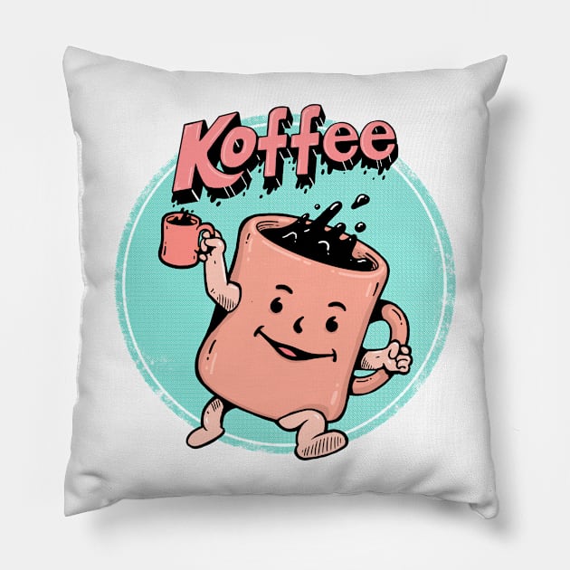 Kool Coffee Pillow by Coffee Hotline