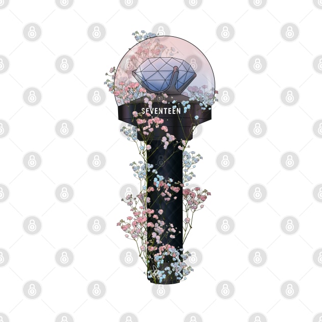 Seventeen v.3 Floral Lightstick kpop by RetroAttic