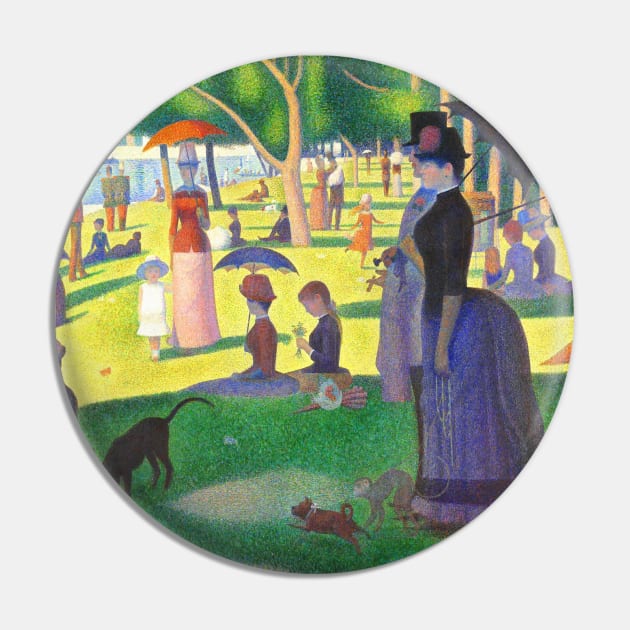 Georges Seurat A Sunday On La Grande Jatte Pin by fineartgallery