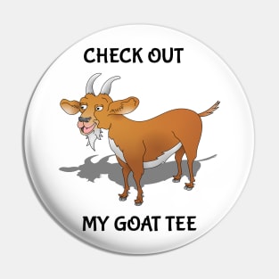 Check out my Goat Tee Pin