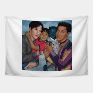 Malec Family Portrait Tapestry