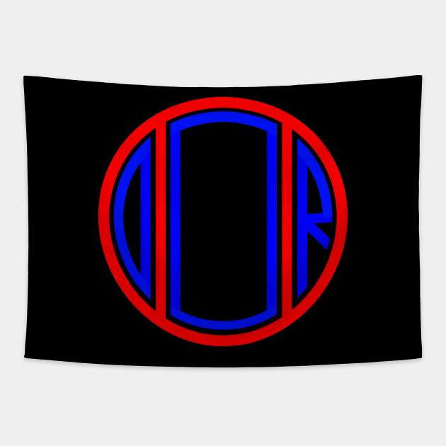 Drum Symbol Tapestry by PrismFocus