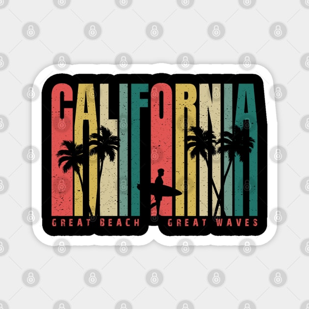 California Beach Magnet by RStees22