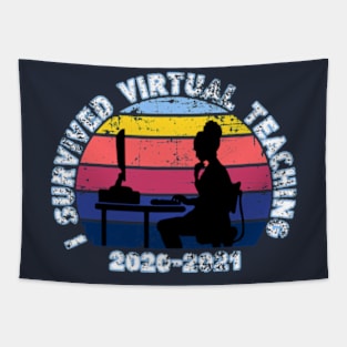 I Survived Virtual Teaching Tapestry