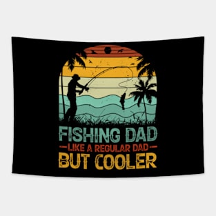 Fishing Dad Like A Regular Dad But Cooler Tapestry