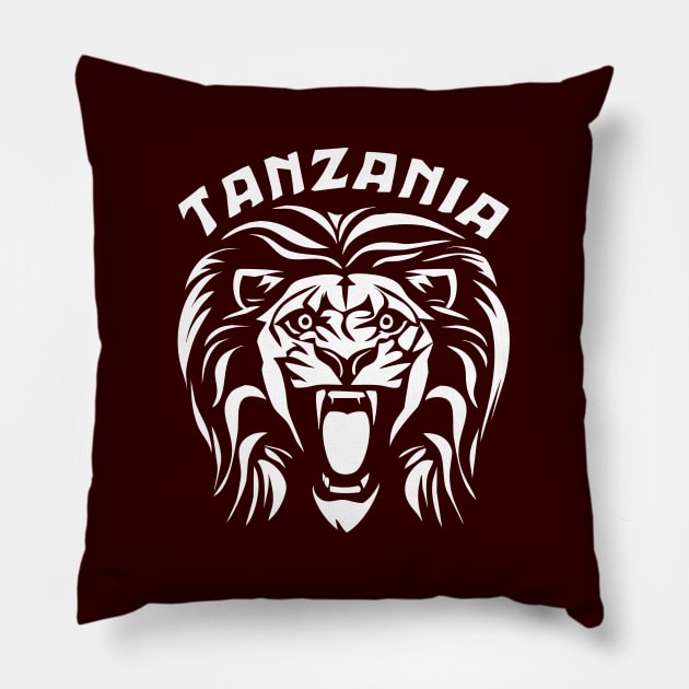 Lion Face | Tanzania Pillow by TMBTM