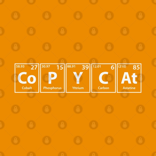 Copycat (Co-P-Y-C-At) Periodic Elements Spelling by cerebrands