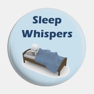 Blue Words and Bed Pin
