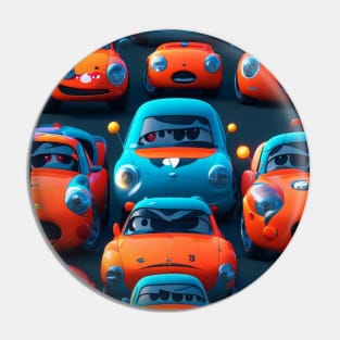 cars pattern Pin