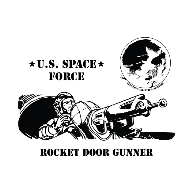 Space Force Door Gunner by Electric Jellyfish