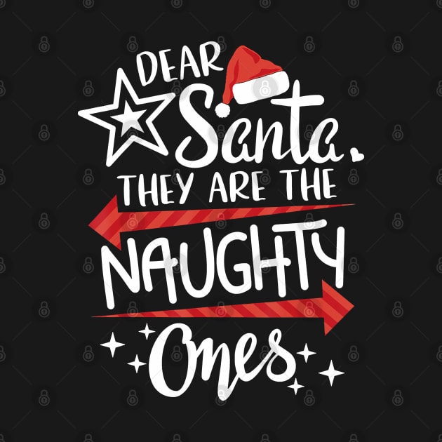 Funny Merry Christmas Dear Santa They Are Naughty Ones Pajamas Family Group by taluswink