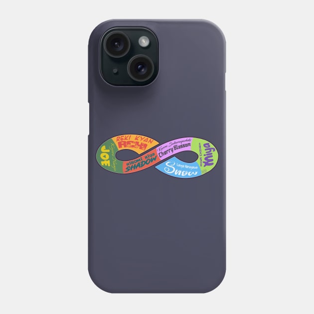 Sk8 The Infinity Main Squad Phone Case by LetsGetGEEKY