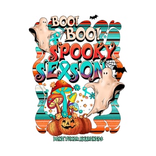 Bone Tumor Awareness - Boo Spooky retro halloween T-Shirt