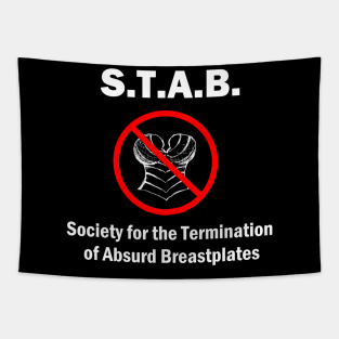 S.T.A.B. (Society for the Termination of Absurd Breastplates) Tapestry