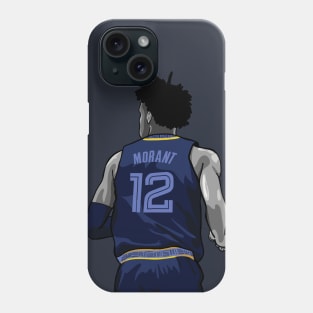 Ja Morant Pixel Back Phone Case