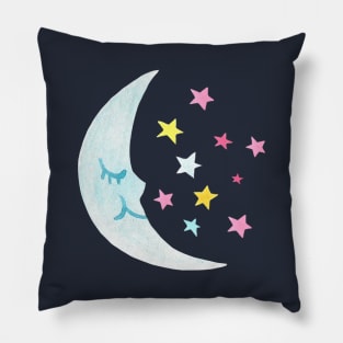 Moon and stars Pillow