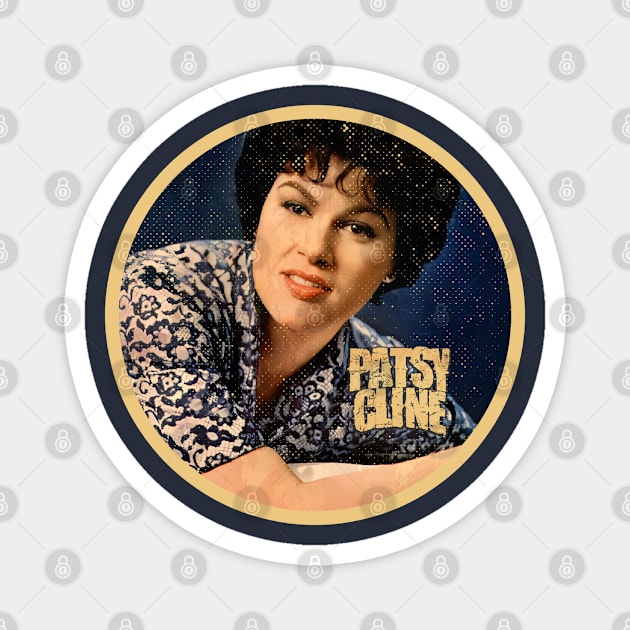 patsy cline art drawing 21 Magnet by katroxdesignshopart444