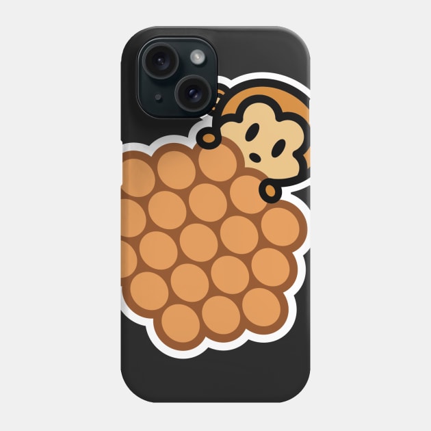 Monkey Egg Puffs Waffles Bambu Brand Phone Case by Bambu