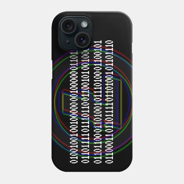 Binary I Love Litecoin Phone Case by Destro