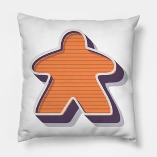 Retro Board Game Meeple Pillow