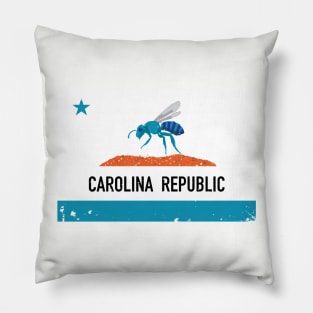 Cali-Lina / Caro-Fornia Flag Hornet shirt Pillow