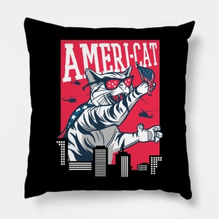 American Cat Pillow