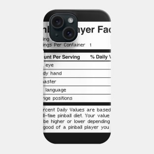 Funny Pinball Player Facts Phone Case