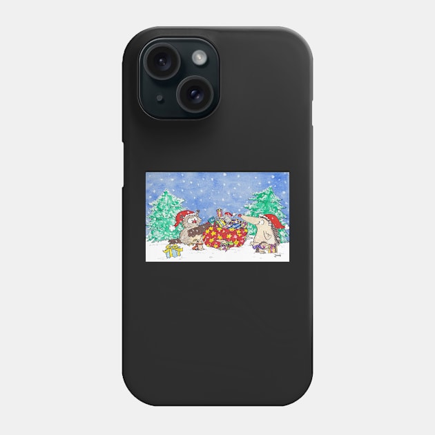 Merry Christmas Everyone Phone Case by nicolejanes