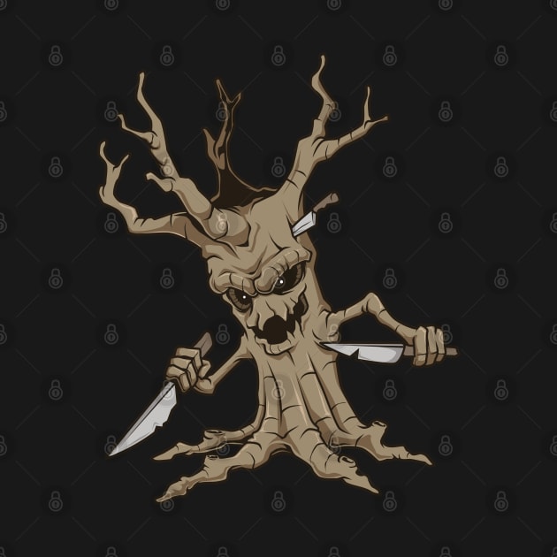 Monster plants - horror knife tree by Modern Medieval Design