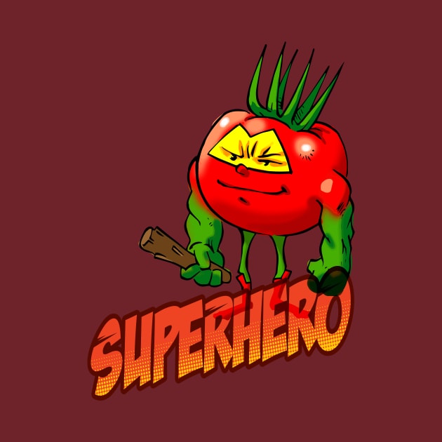 Foodietoon / Veggie Superheroes / Tomato "The Barbarian" by ProjectX23