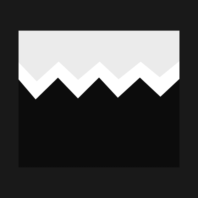 Abstract zigzag - gray, black and white. by kerens