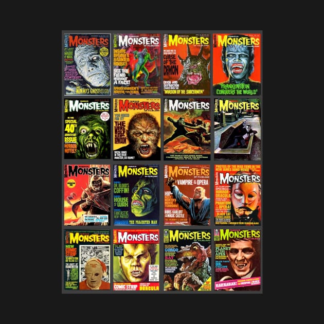 Famous Monsters Collage Series 3 by Starbase79