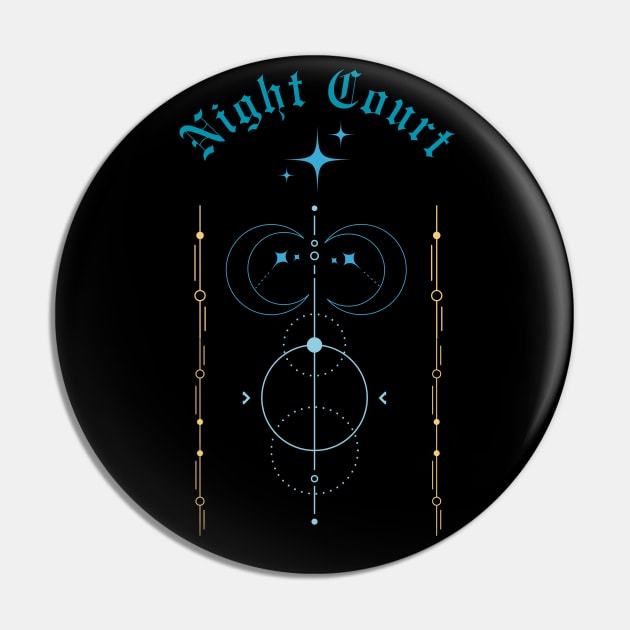 ACOTAR Night Court Rhysand and Feyre Pin by LitLooksCo